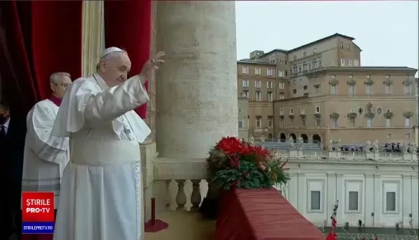 Papa Francisc, la slujba de Crăciun: Să lăsăm în urma noastră regretele acestei grandori pe care nu o avem