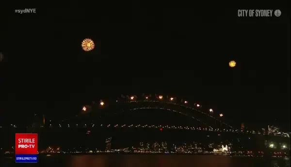 Cum a arătat în acest an renumitul foc de artificii de la Sydney. În unele țări, Omicron a spart petrecerea