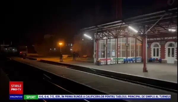 Alarmă falsă cu bombă la gara din Târgoviște. Persoana care a alertat autoritățile a fost identificată