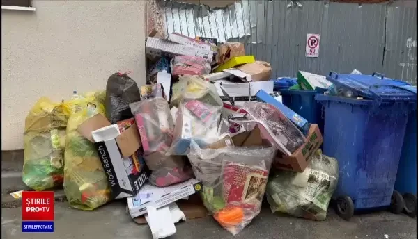 După sărbători au rămas mai multe gunoaie ca niciodată. Pe lângă mâncare, s-au aruncat tone de ambalaje