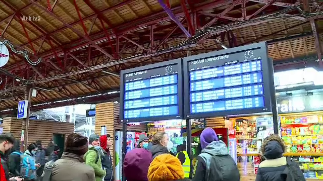 Drumul spre munte, cu trenul, mai ieftin până la finalul iernii. Anunțul făcut de CFR Călători