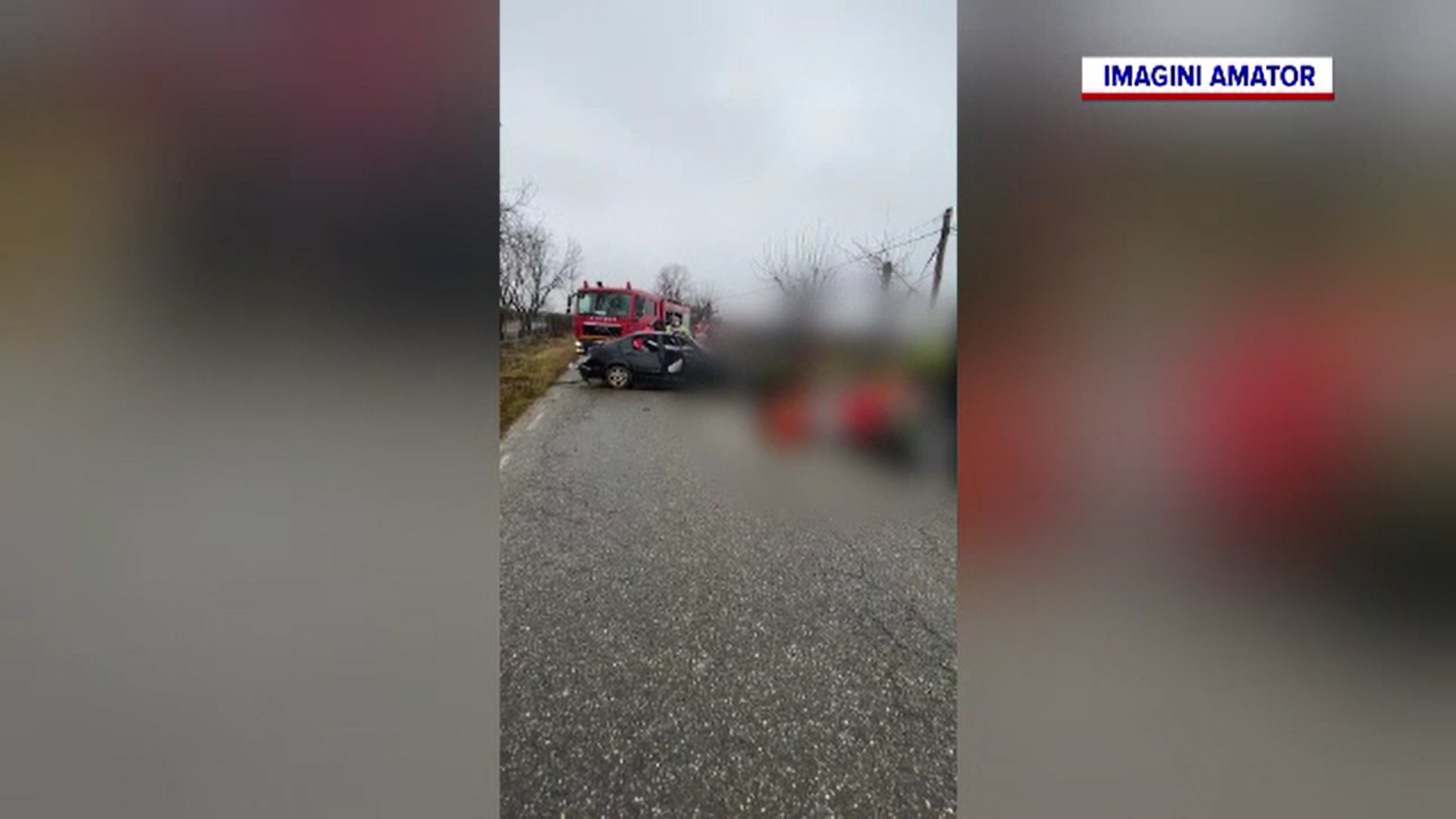 Un tânăr din Argeș a pierdut controlul mașinii și a intrat pe trotuar lovind o femeie 71 de ani