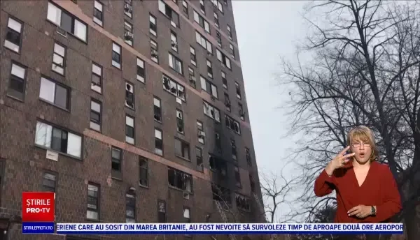 Incendiu devastator într-un bloc din New York. 19 oameni au murit, între care și 9 copii