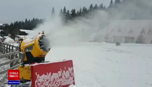 Val de ger peste România. Localitatea în care s-au înregistrat -22,9 grade