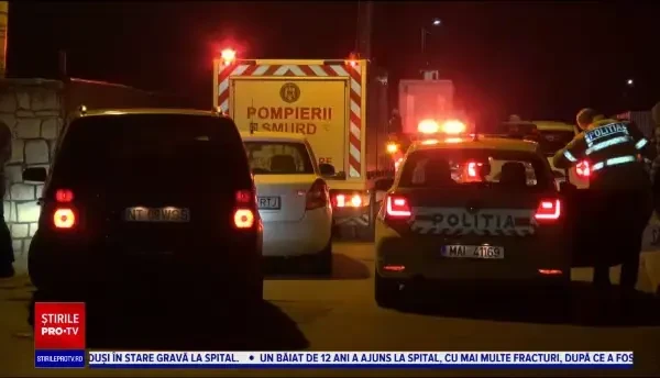 O butelie a cauzat o explozie de proporții într-o locuință din Bacău. Toată familia se afla în casă