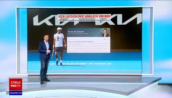 Viza lui Novak Djokovic a fost anulată de ministrul Imigrației din Australia. Riscă să fie expulzat