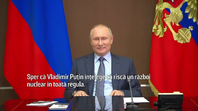 Joe Biden: „Vladimir Putin riscă să declanșeze un război nuclear”