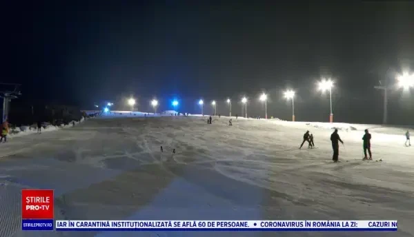 Pârtia Cocoș din Bistrița s-a redeschis, după un an în care a funcționat doar câteva zile