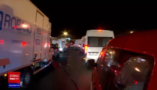 Haos la granița de vest. Șoferii au astepat mai bine de 2 ore pentru formalitățile de la frontieră