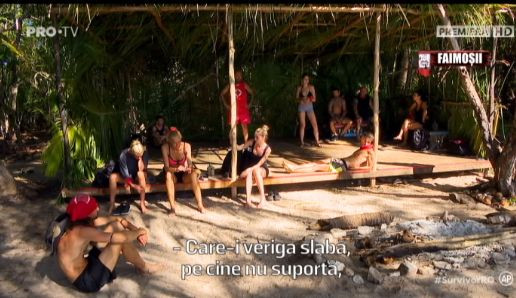 SURVIVOR | Ironii de încălzire la „Faimoși”: „Mi-am dat seama că toată lumea n-o înghite pe domnișoara aia, tatuată...”