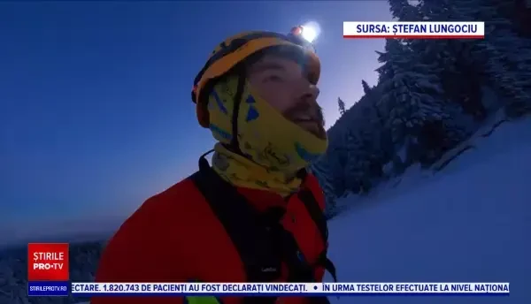 Spectacol coloristic pe vârful Masivului Postăvaru. Răsăritul oferă o priveliște superbă