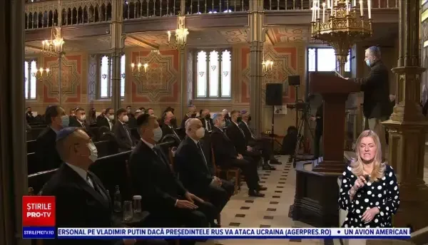 Klaus Iohannis: ”Pandemia a amplificat virulenţa atacurilor antisemite”