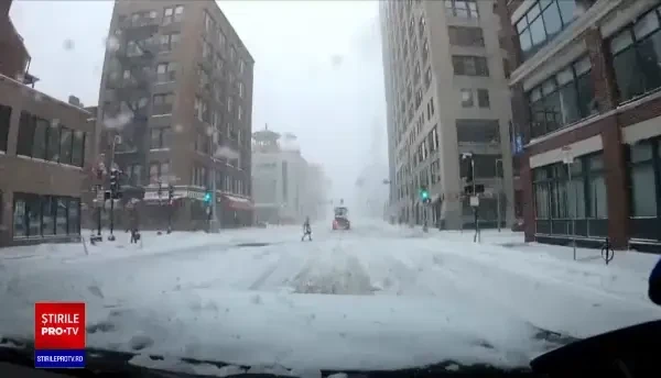 Stare de urgență în nord-estul SUA, din cauza furtunilor de zăpadă