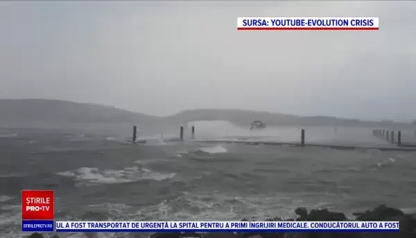 O furtună extrem de puternică a făcut ravagii în nordul şi centrul Europei, dar a ajuns până în Marea Britanie