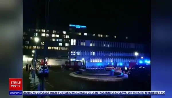 Incendiu la Spitalul de Urgență Suceava. A funcționat alarma și nimeni nu a fost rănit