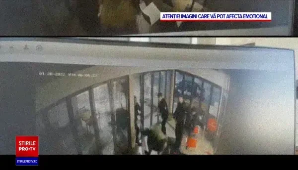 Doi bărbați au fost snopiți în bătaie de agenții de pază ai unei benzinării din Craiova, după ce au vrut să facă o glumă