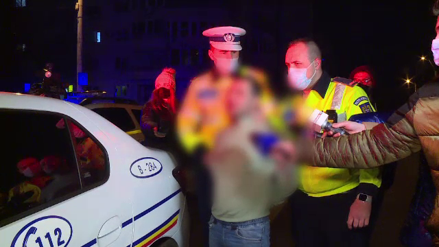 Accident în Ferentari. Un bărbat beat și fără permis de conducere a lovit trei mașini