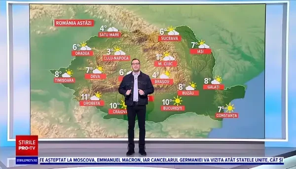Vremea azi, 6 februarie. Zi frumoasă, cu soare, în toată țara