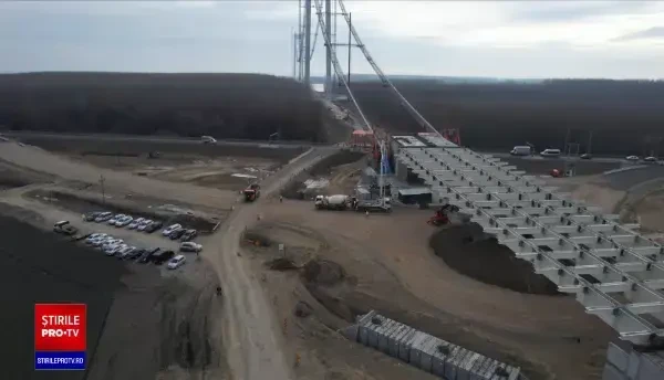 „Golden Gate-ul” de la Brăila prinde contur. În ce stadiu au ajuns lucrările
