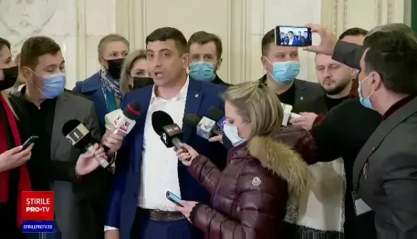 George Simion susține că nu l-a agresat pe ministrul Energiei: ”Nu i-am făcut nimic”