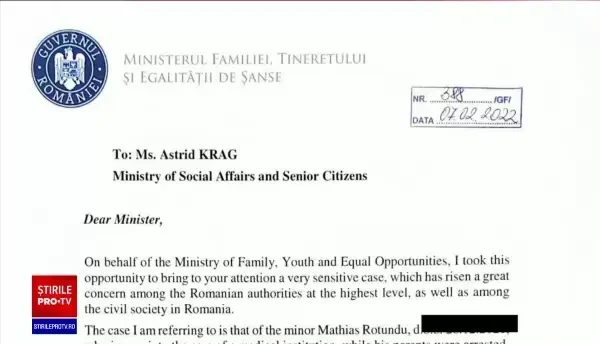 Gabriela Firea solicită aducerea în țară a bebelușului care ar fi fost bătut de părinții săi români, în Danemarca