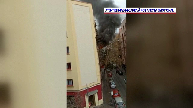 Momente de groază pentru turiștii cazați la un hotel din Barcelona. Clădirea a fost cuprinsă de flăcări