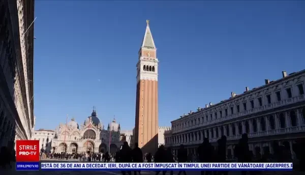 Măștile venețiene, din nou în Piața San Marco. A început carnavalul, după doi ani de pauză