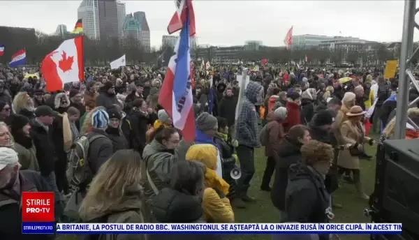 Proteste anti-restricții în Canada și în Europa. Mii de oameni au ieșit pe străzi: Trăim acum într-un stat poliţienesc