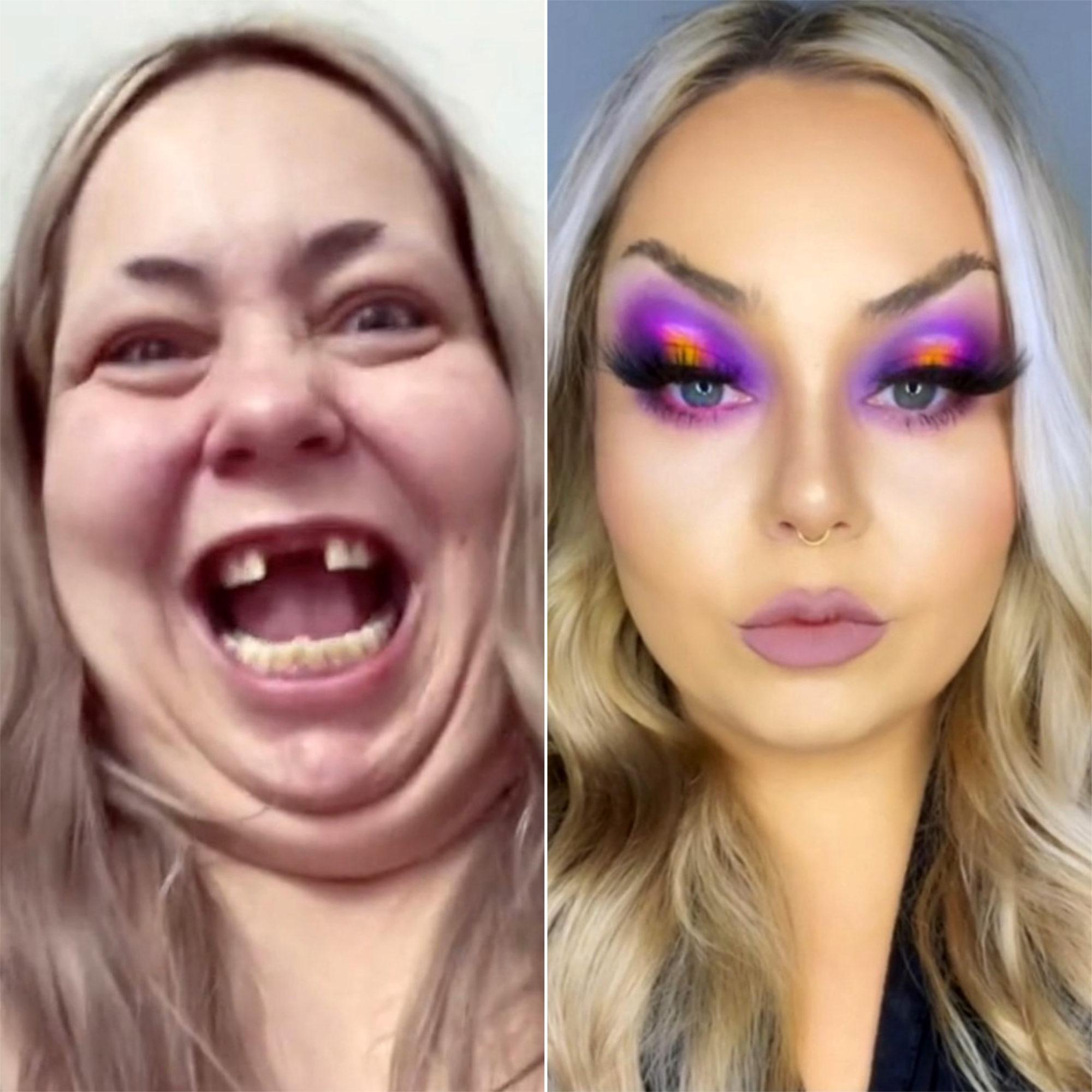 VIDEO Transformarea uluitoare a unei femei după ce își aplică machiaj. Nici prietenii nu o recunosc