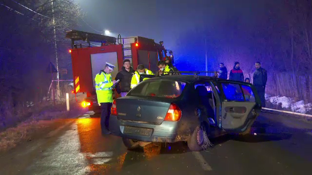 Accident cumplit în Bistrița Năsăud. Un șofer a ajuns la spital în stare critică