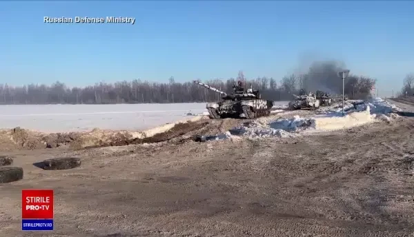 Kremlinul a anunțat exerciții militare de proporții sâmbătă, lângă Ucraina