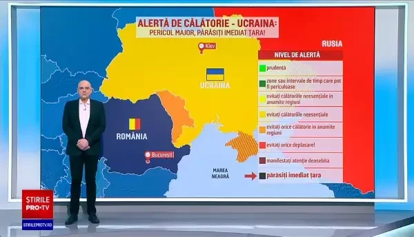 MAE a ridicat nivelul de alertă pentru Ucraina la maximum. „Părăsiți imediat țara!”