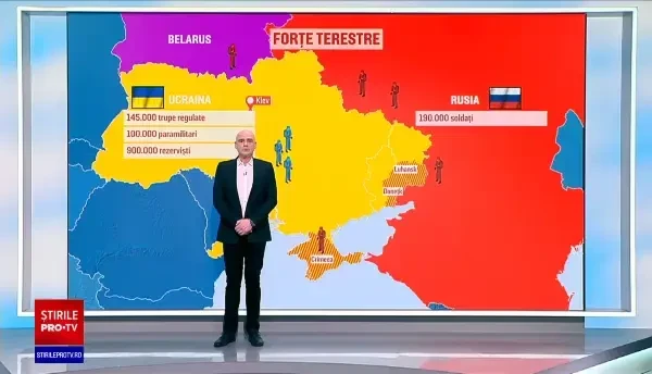Raport zdrobitor între forțele militare ruse și ucrainene. Câți soldați ar putea fi implicați în cazul unui război