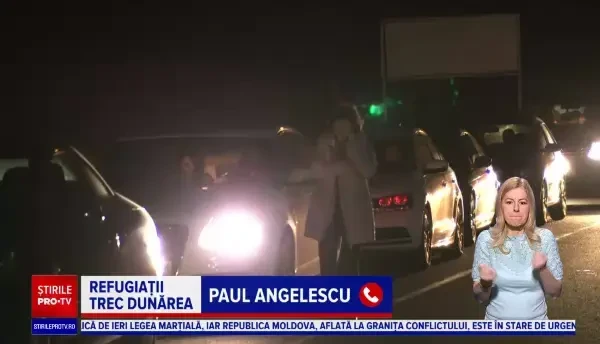 Peste 100.000 de ucraineni fug de război peste granițe. ”Ne-au trezit exploziile. Nu știm sigur unde vom ajunge”