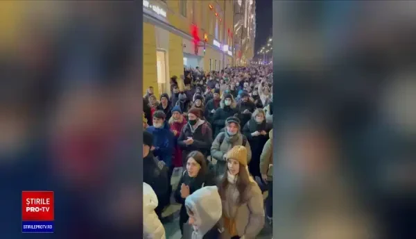 Război în Ucraina. Peste 1.500 de protestatari din Rusia au fost arestați în urma manifestațiilor