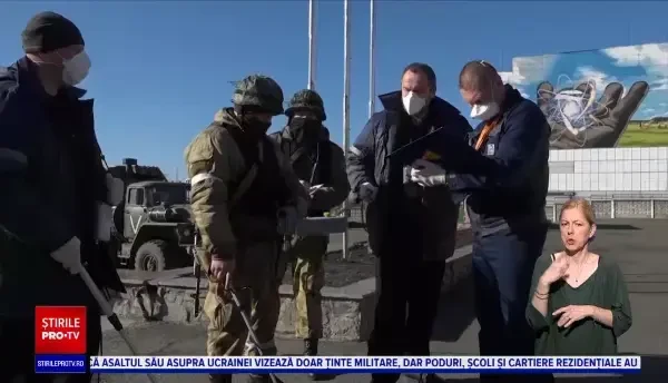 Centrala de la Cernobîl, ocupată de ruși, este păzită în comun cu militari ucraineni