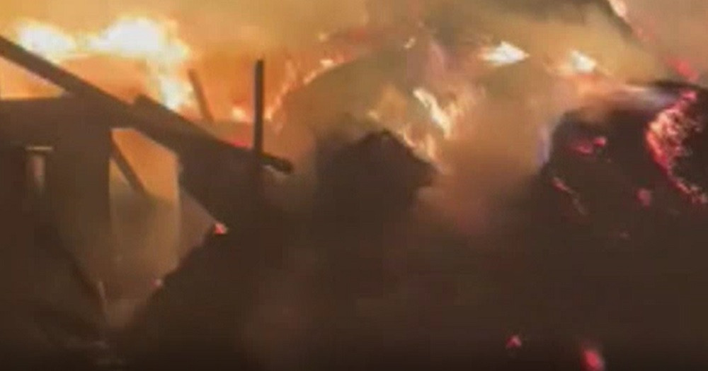 Prahova: Un depozit de furaje a fost distrus de un incendiu