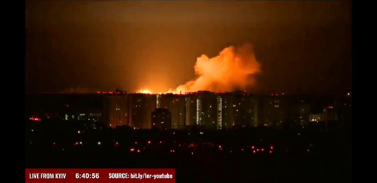 VIDEO Exploziile continuă în Kiev. Sirenele au răsunat în tot orașul