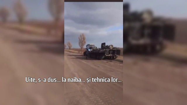 Tancul despre care s-a spus că a fost furat de romi ar fi fost de fapt ”confiscat” pentru a opri înaintarea armatei ruse