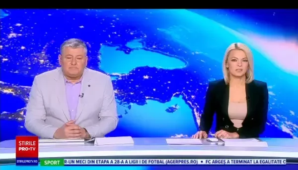Analistul militar Valentin Mateiu, în studioul ȘtirilorPROTV