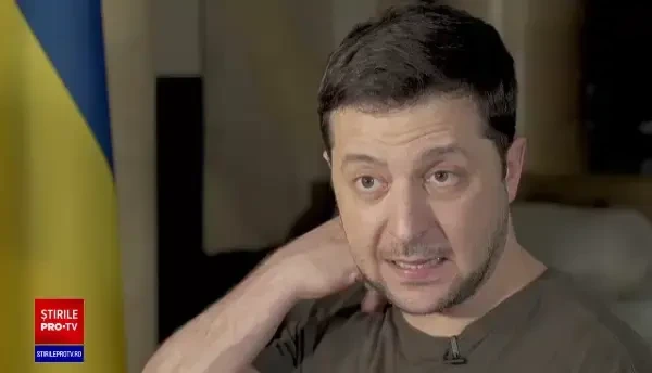 Interviu cu Zelenski în buncărul din Kiev: Dacă Ucraina cade, veți avea rușii la granițe