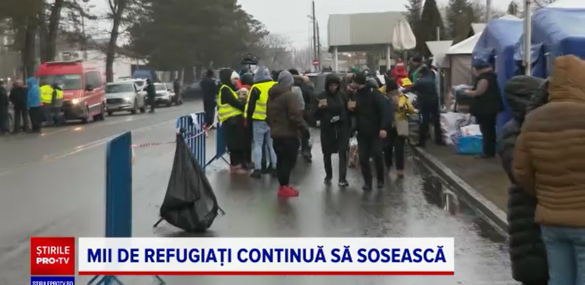 Peste 40.000 de refugiați au trecut prin vama Siret în România