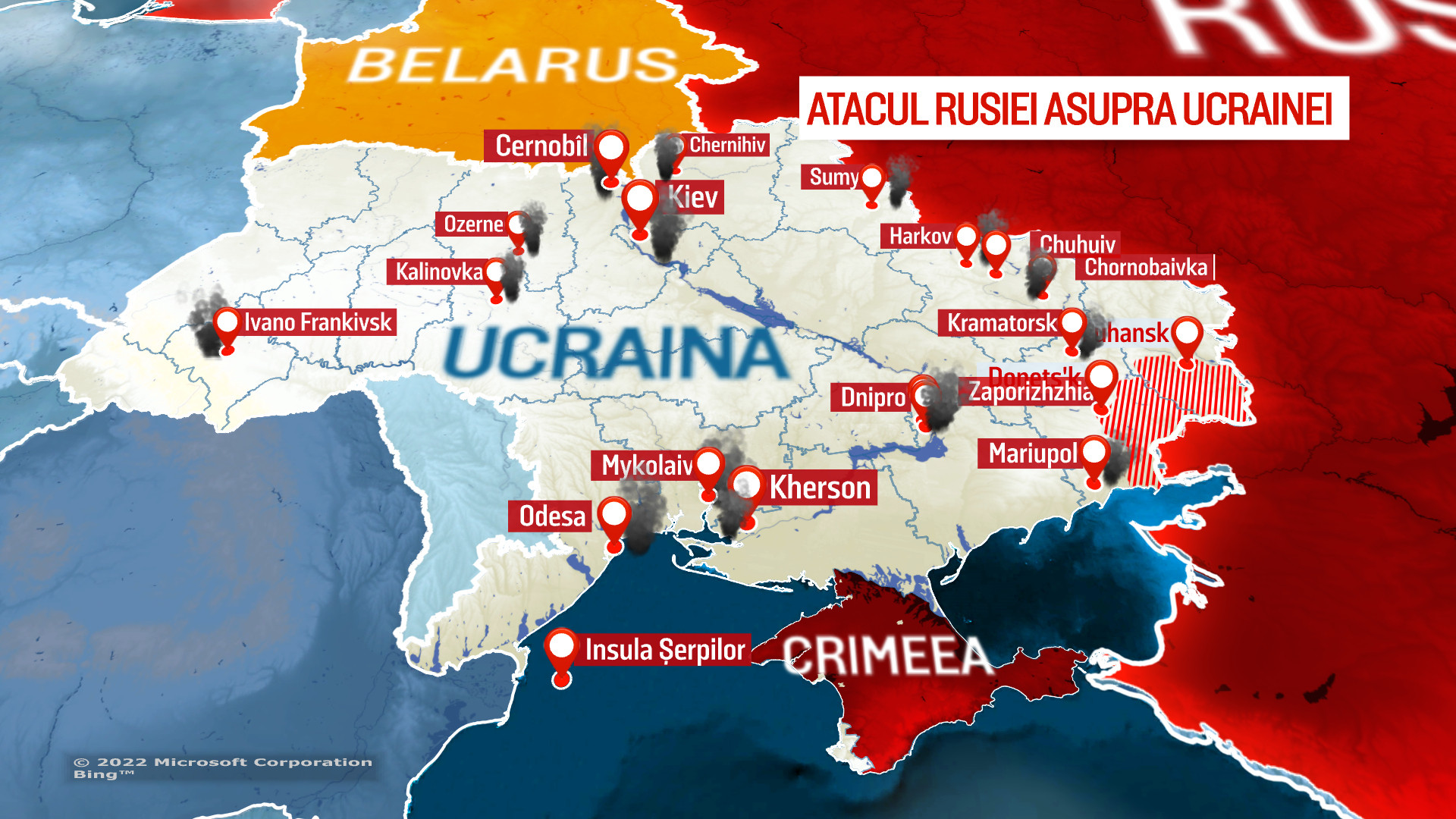 Rusia ar fi plănuit să creeze o republică federală în vestul Ucrainei, spune Serviciul ucrainean de Securitate