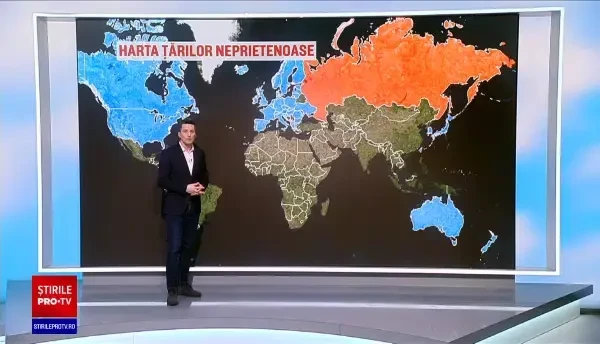 România, pe lista Guvernului rus cu ţări neprietenoase la adresa Rusiei în contextul conflictului din Ucraina