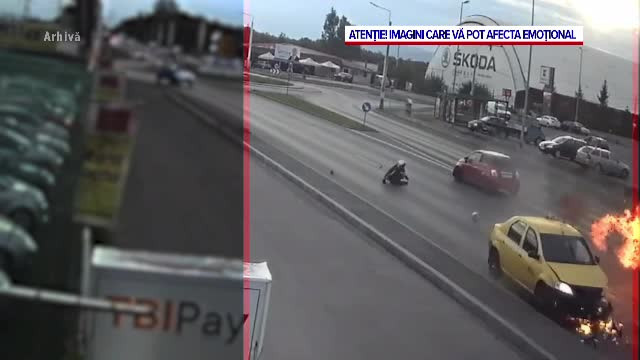 Șoferița care a dat intenționat cu mașina peste un poliţist pe motocicletă, condamnată la 8 ani și 3 luni