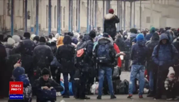 Copii refugiaților ucraineni, în lacrimi când ajung în România. Maxim: „Vreau să se termine războiul. Să dormim liniștiți”