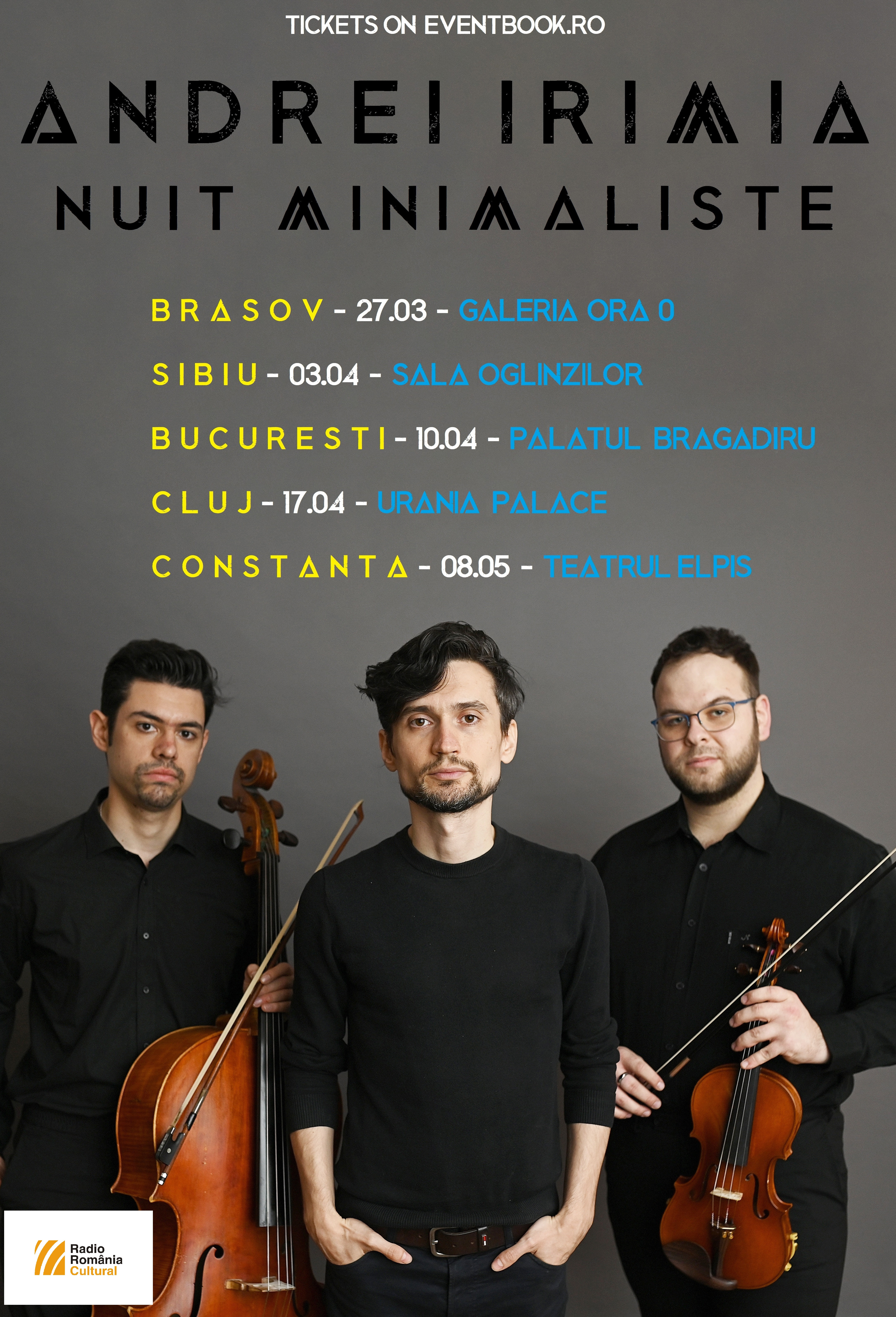 Pianistul Andrei Irimia începe un turneu național cu proiectul "Nuit Minimaliste"