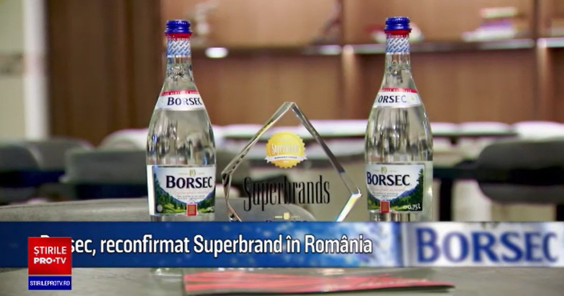 (P) Borsec, reconfirmat Superbrand în România
