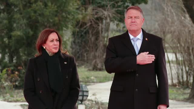 Klaus Iohannis, Kamala Harris