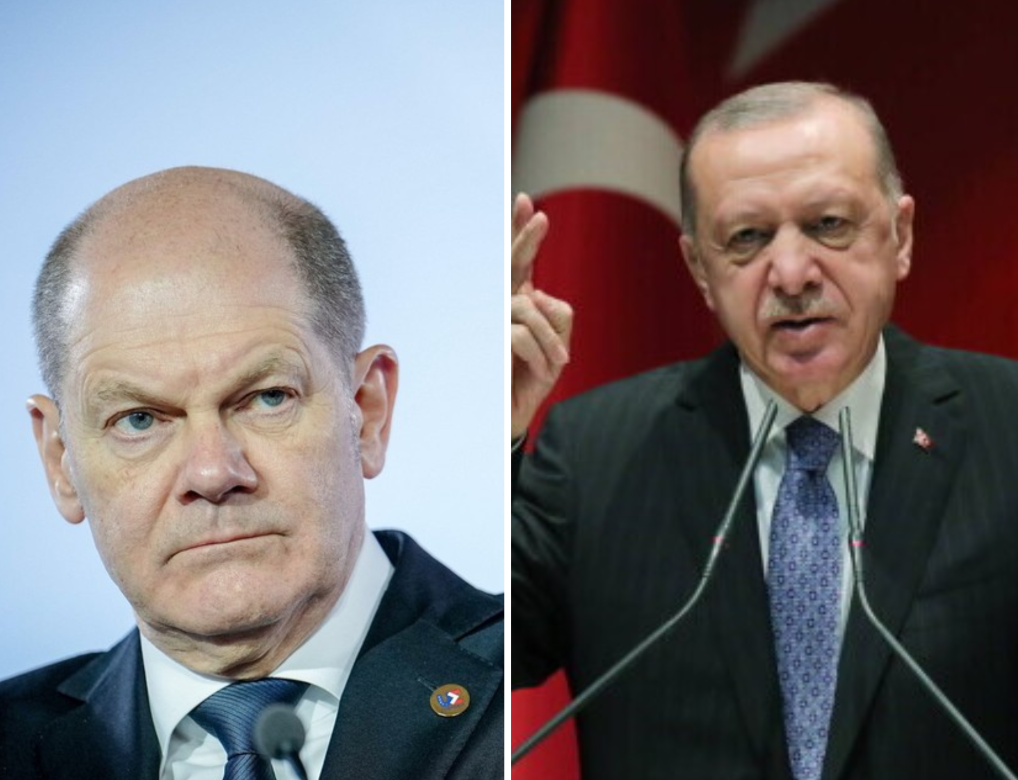 Olaf Scholz și Recep Tayyip Erdogan fac un apel comun la armistiţiu în Ucraina: „Opriți-vă un moment”